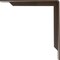 Ekena Millwork Stockport Steel Bracket, Hammered Brown 2"W x 14"D x 14"H BKTM02X14X14STHBR - alternate 7